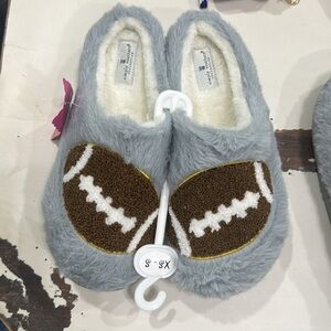 SIMPLY SOUTHERN WOMEN'S FOOTBALL BUNNY SLIPPERS NWT